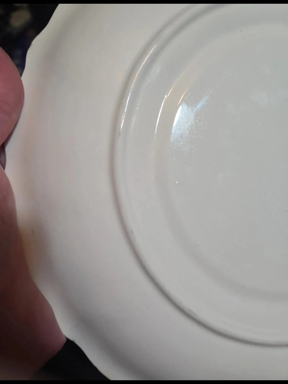 Vintage 1940s E&R American Artware Deviled Egg Plate Floral